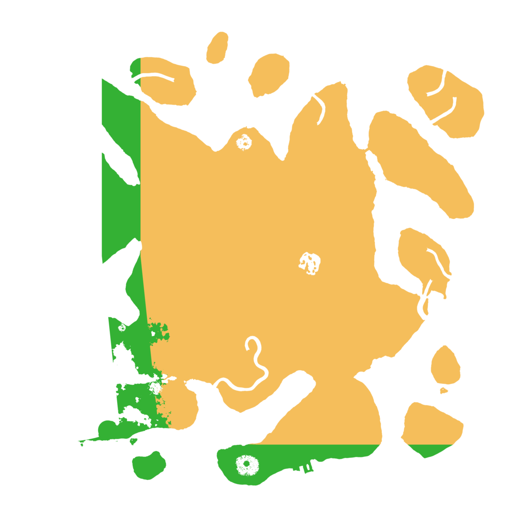 Biome Rust Map: Procedural Map, Size: 3500, Seed: 1119151234