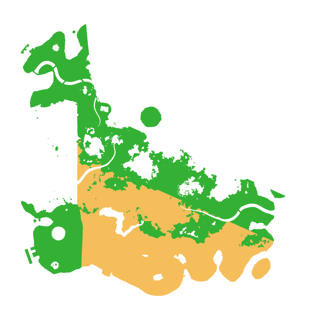 Biome Rust Map: Procedural Map, Size: 4096, Seed: 185785288