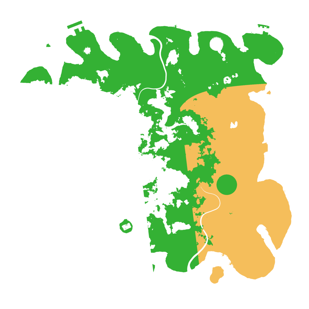 Biome Rust Map: Procedural Map, Size: 4000, Seed: 334114