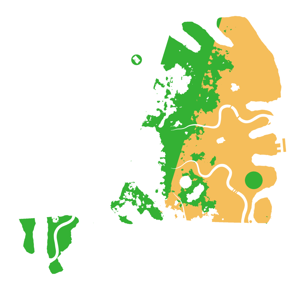 Biome Rust Map: Procedural Map, Size: 4500, Seed: 377107
