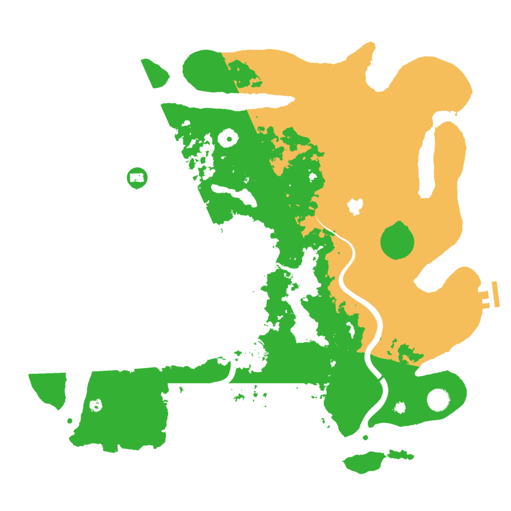 Biome Rust Map: Procedural Map, Size: 4000, Seed: 380529