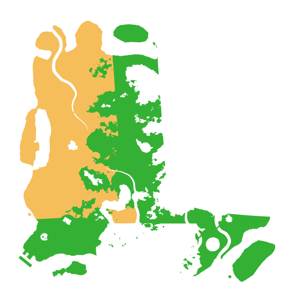 Biome Rust Map: Procedural Map, Size: 4000, Seed: 1154831400