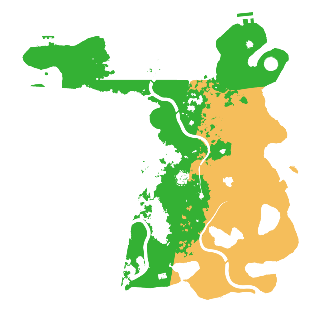 Biome Rust Map: Procedural Map, Size: 4000, Seed: 2304440