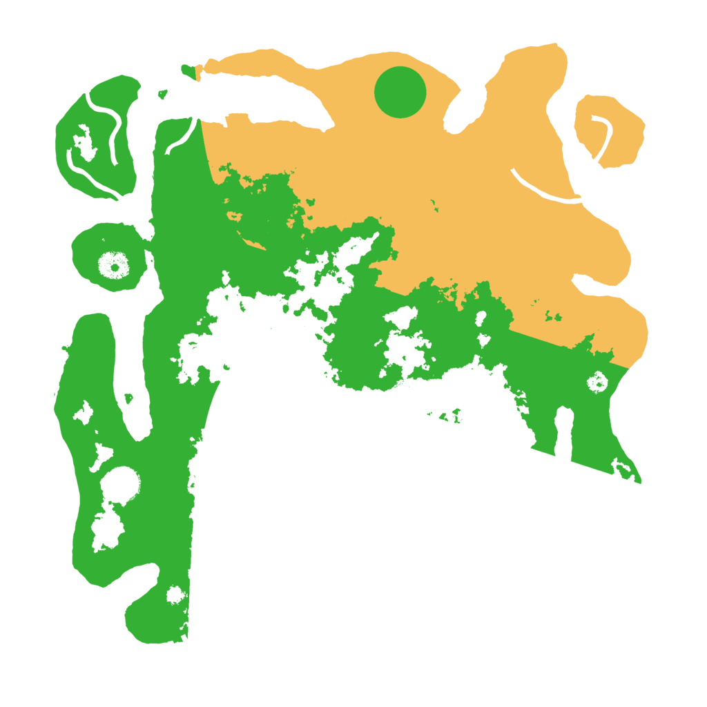 Biome Rust Map: Procedural Map, Size: 3600, Seed: 1397169218