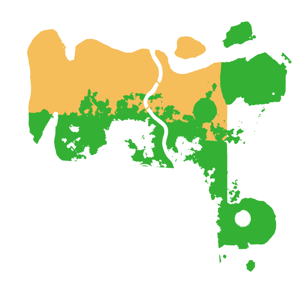 Biome Rust Map: Procedural Map, Size: 3500, Seed: 12364154