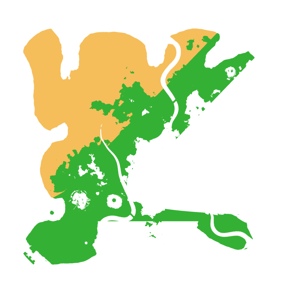 Biome Rust Map: Procedural Map, Size: 3000, Seed: 1165961347