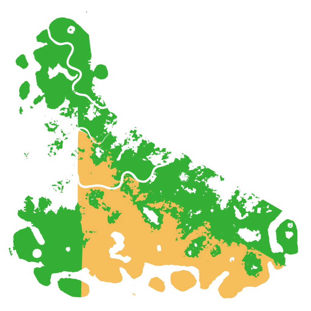 Biome Rust Map: Procedural Map, Size: 6000, Seed: 31403