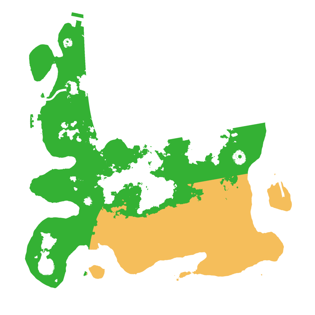 Biome Rust Map: Procedural Map, Size: 3500, Seed: 503003