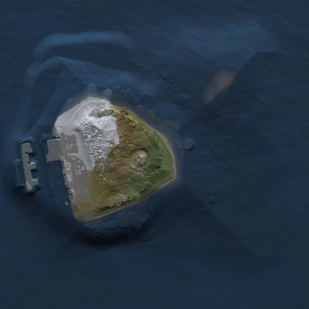 Rust Map: Procedural Map, Size: 1000, Seed: 43677569, 2 Monuments