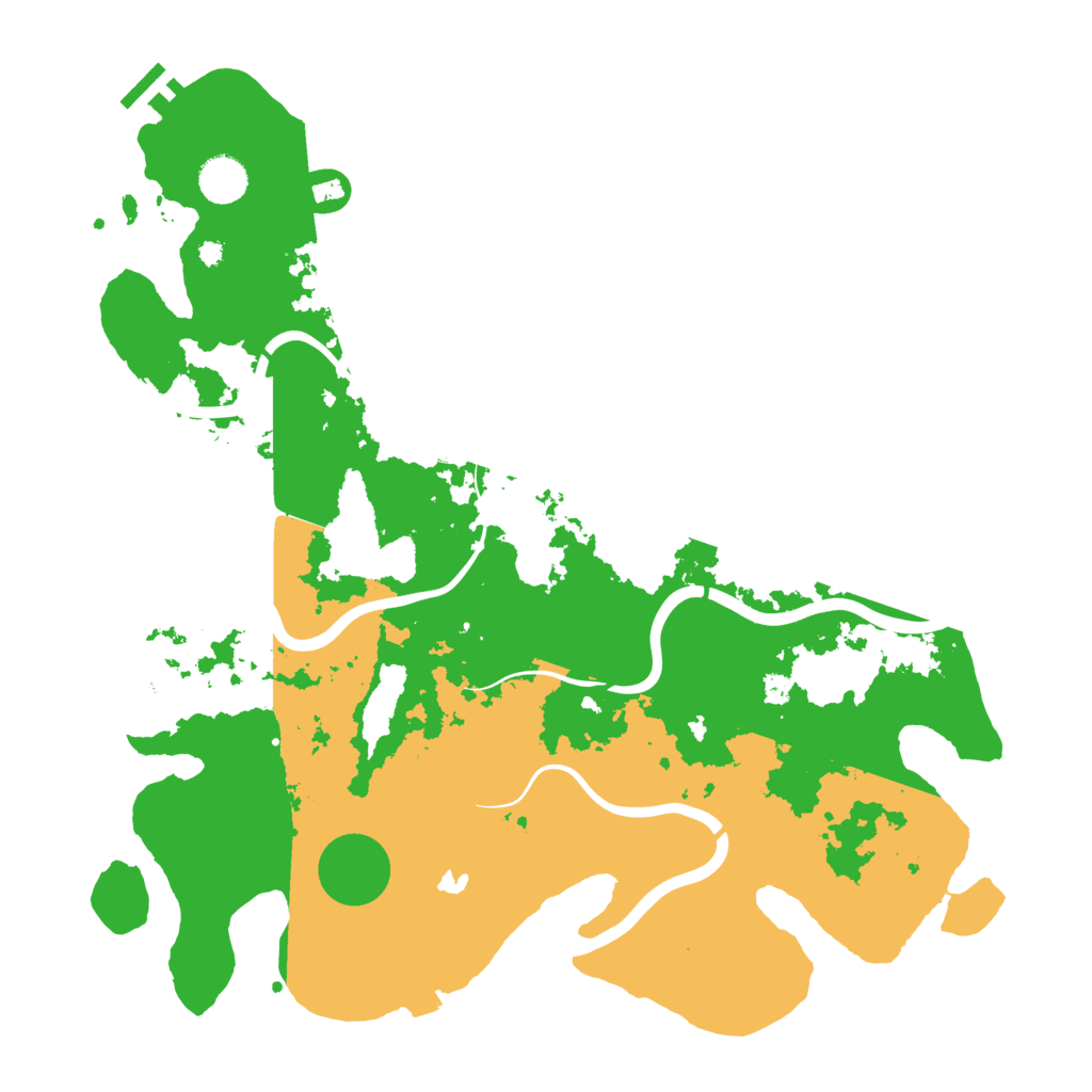 Biome Rust Map: Procedural Map, Size: 4000, Seed: 835896