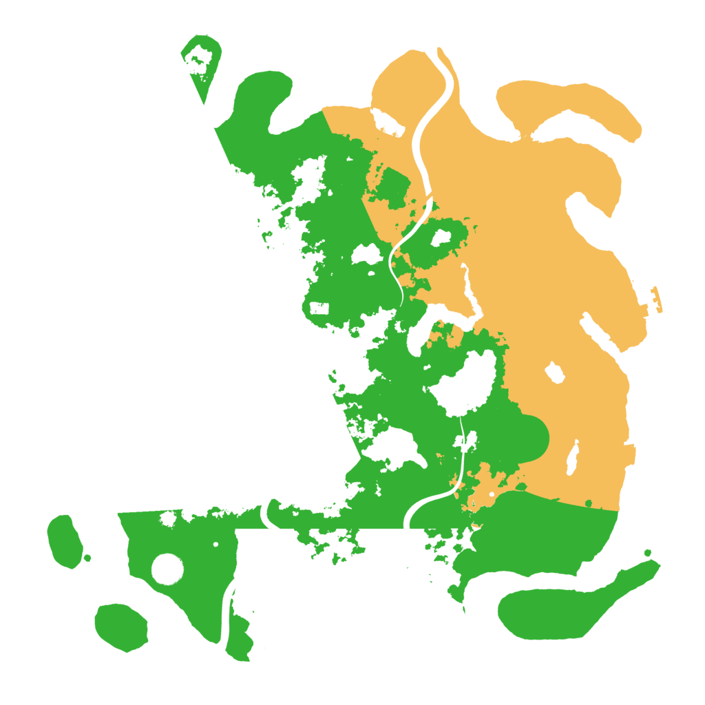 Biome Rust Map: Procedural Map, Size: 4000, Seed: 665756