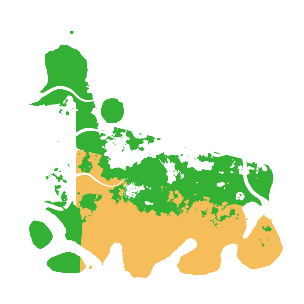 Biome Rust Map: Procedural Map, Size: 3500, Seed: 685094