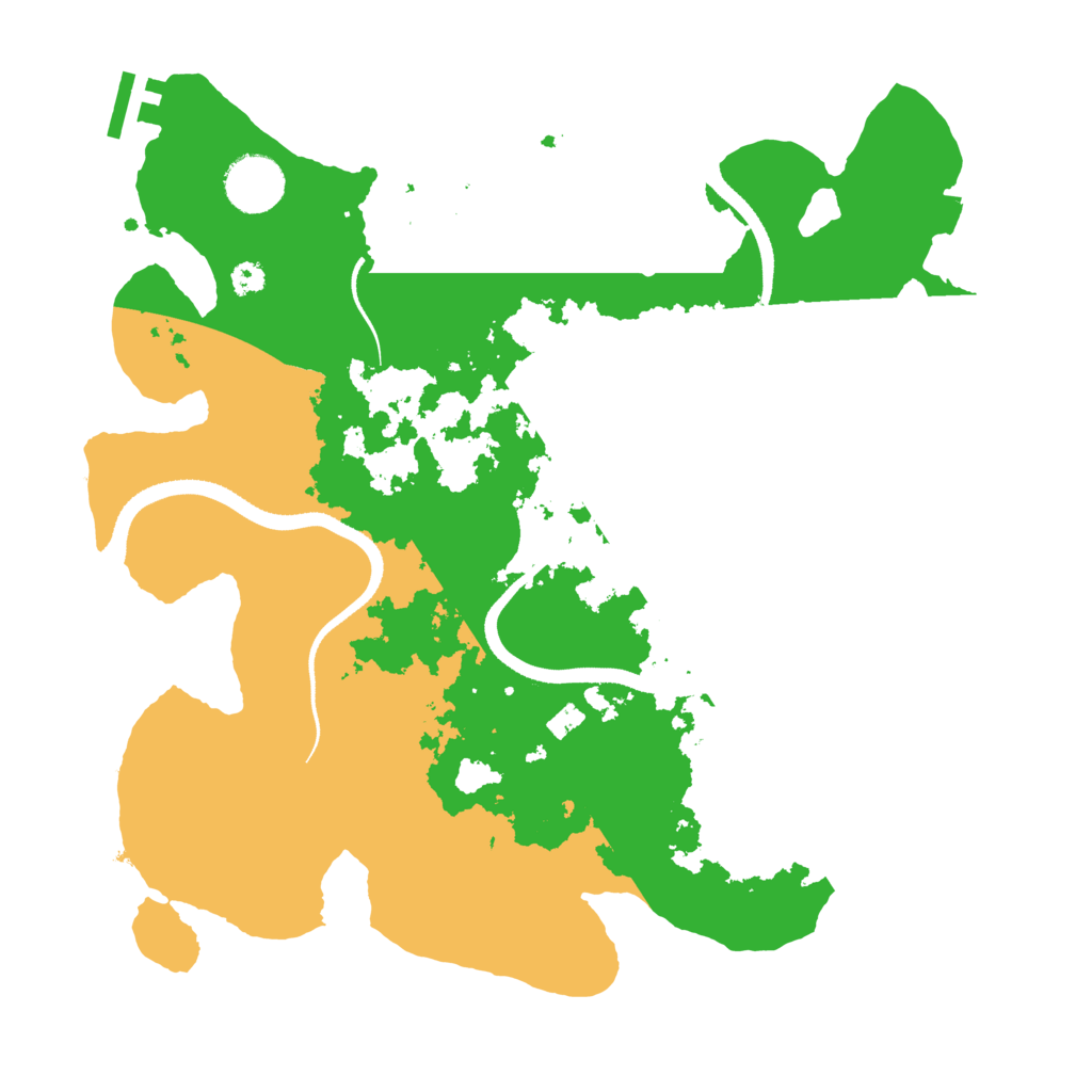 Biome Rust Map: Procedural Map, Size: 3300, Seed: 1312723408