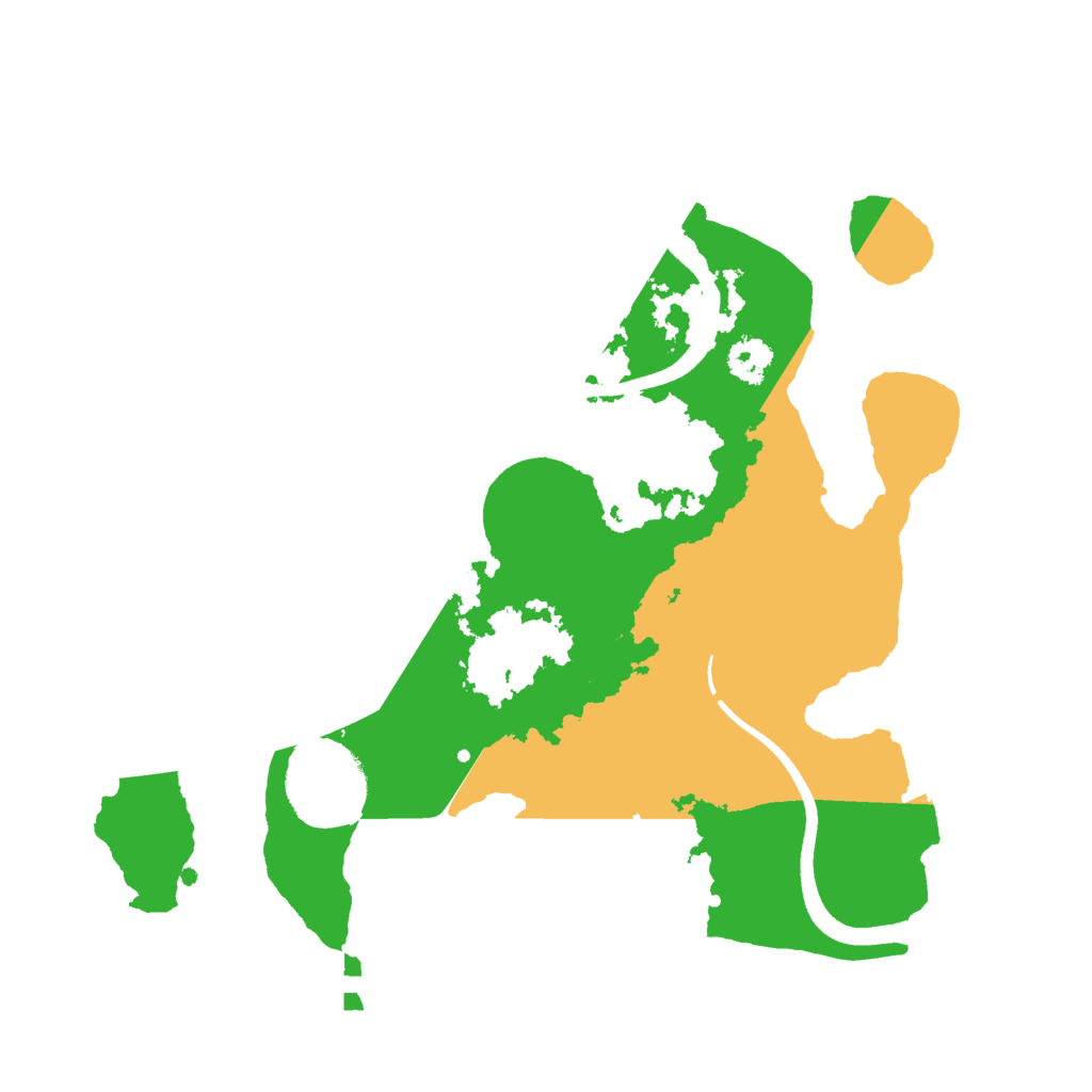 Biome Rust Map: Procedural Map, Size: 2500, Seed: 634044146