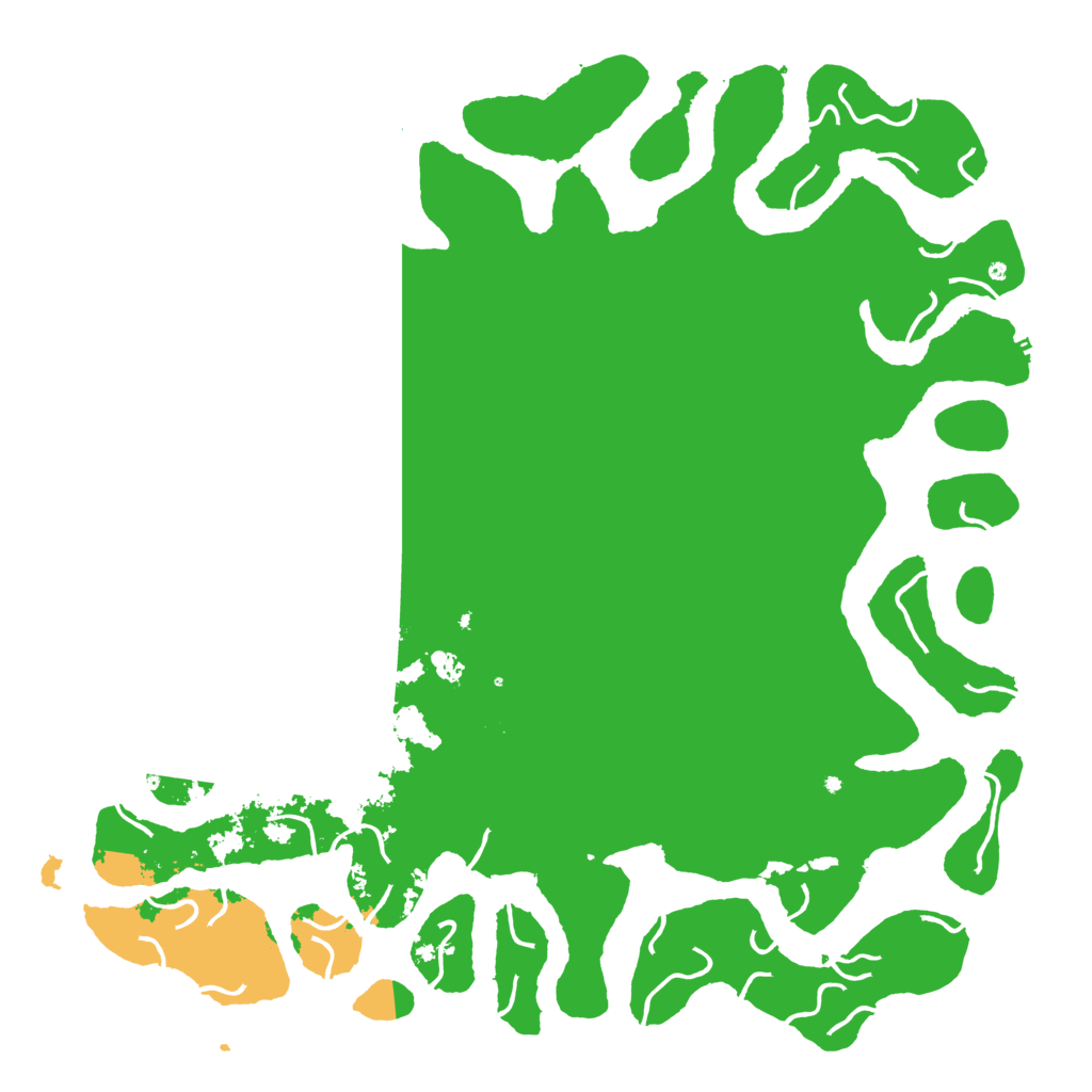 Biome Rust Map: Procedural Map, Size: 6000, Seed: 390438123