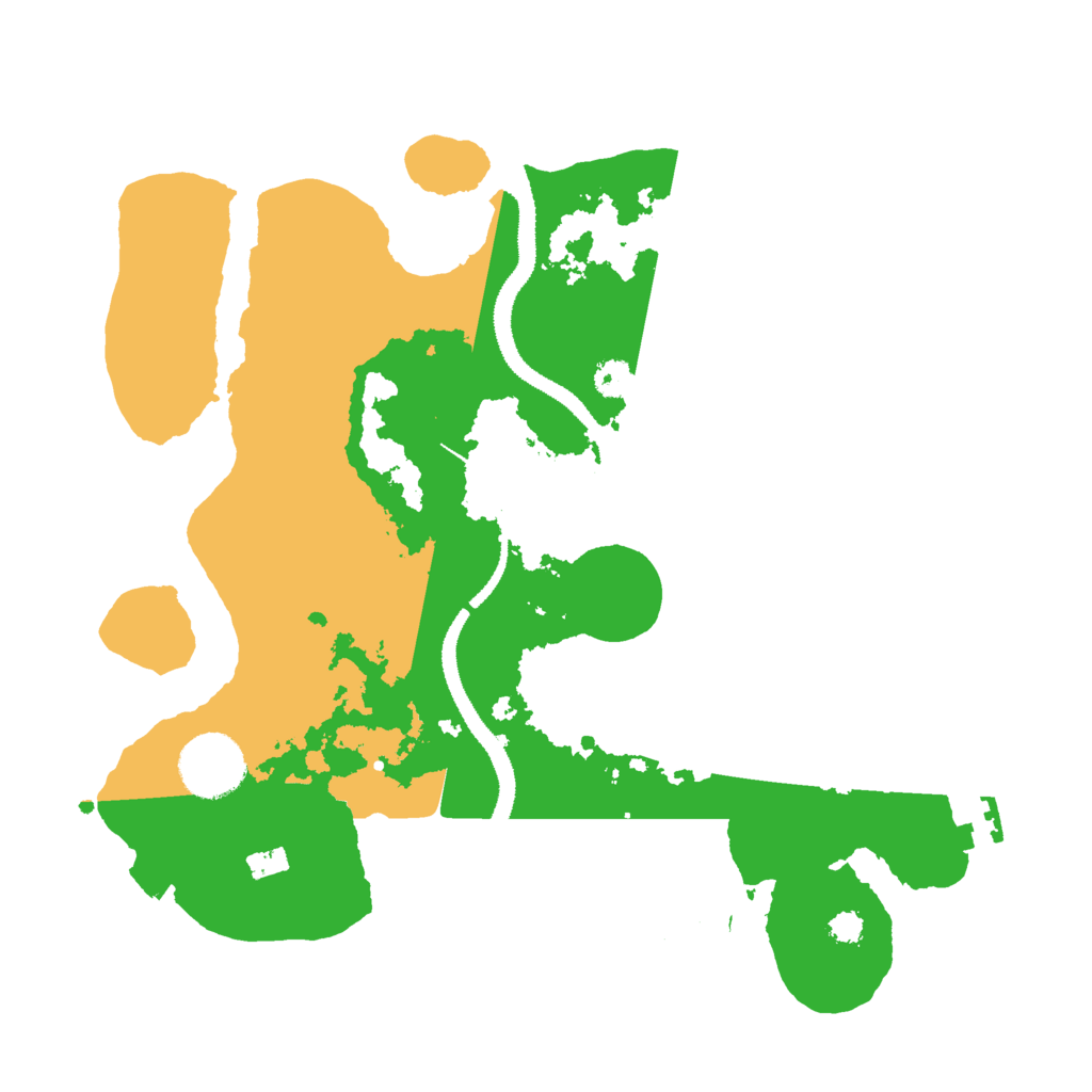 Biome Rust Map: Procedural Map, Size: 3000, Seed: 69691