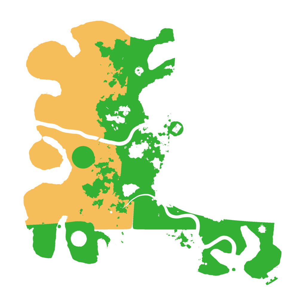 Biome Rust Map: Procedural Map, Size: 3600, Seed: 6282021