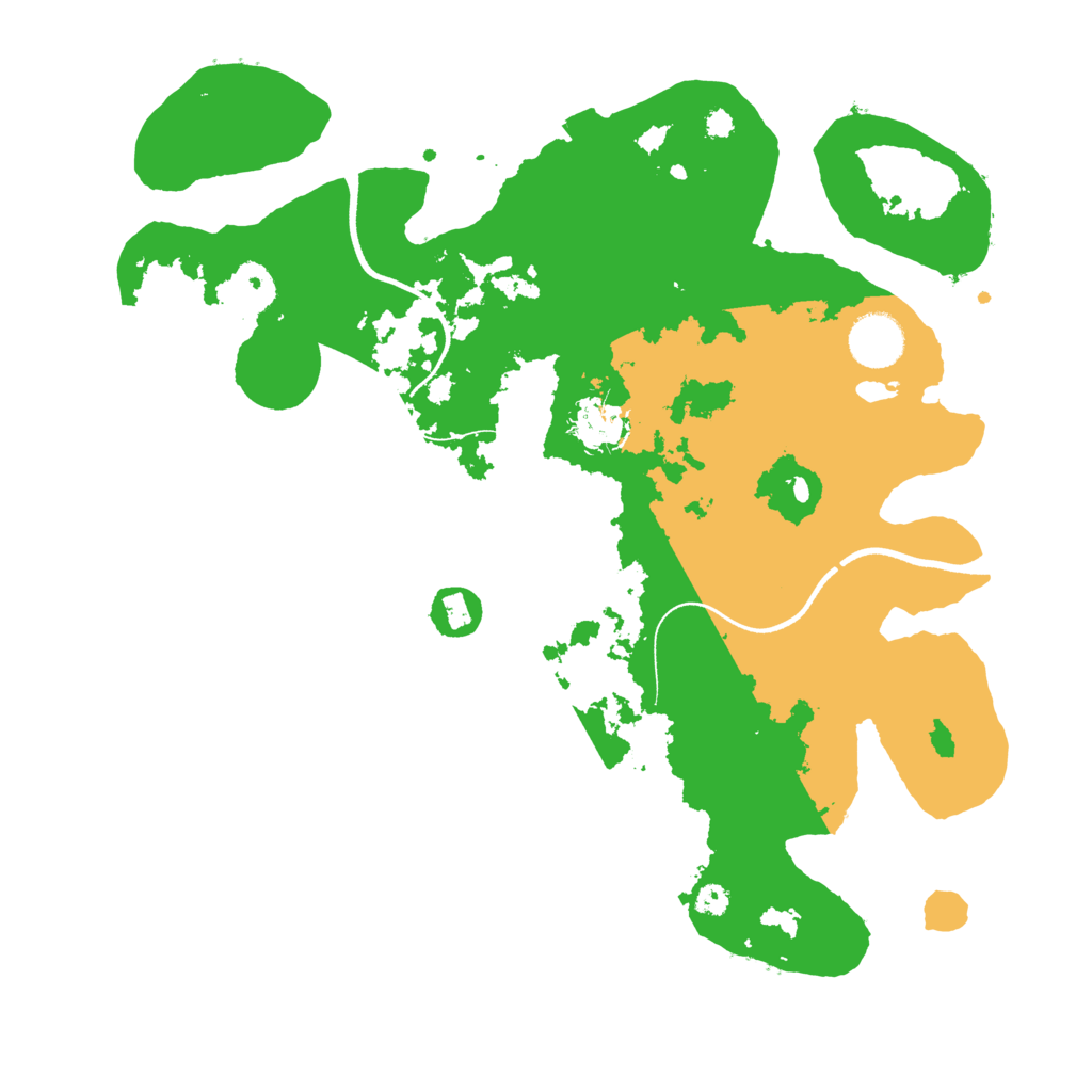 Biome Rust Map: Procedural Map, Size: 3500, Seed: 4237254