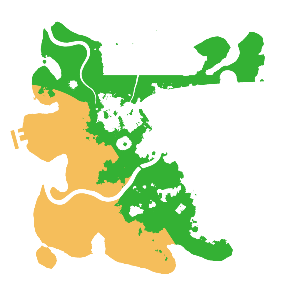 Biome Rust Map: Procedural Map, Size: 3200, Seed: 1312723408