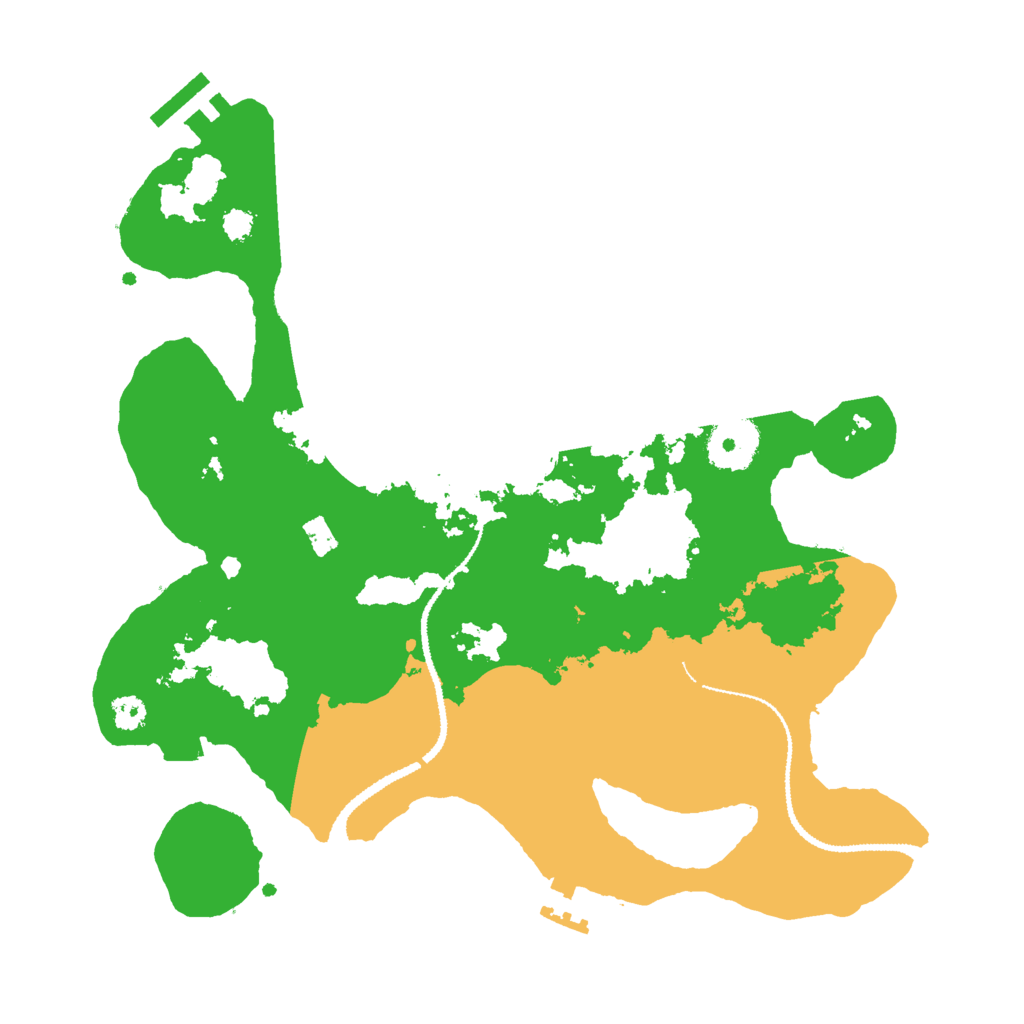 Biome Rust Map: Procedural Map, Size: 3000, Seed: 963073469