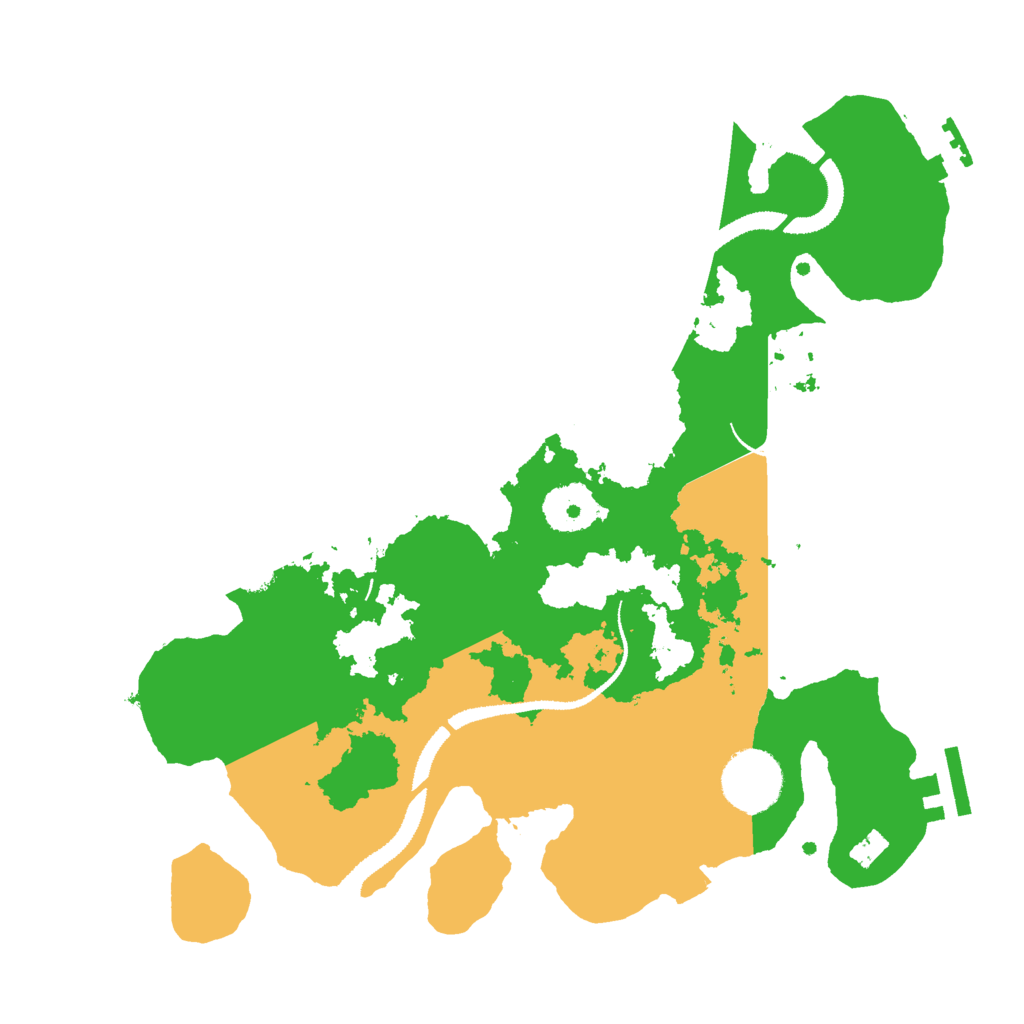 Biome Rust Map: Procedural Map, Size: 3000, Seed: 7417114