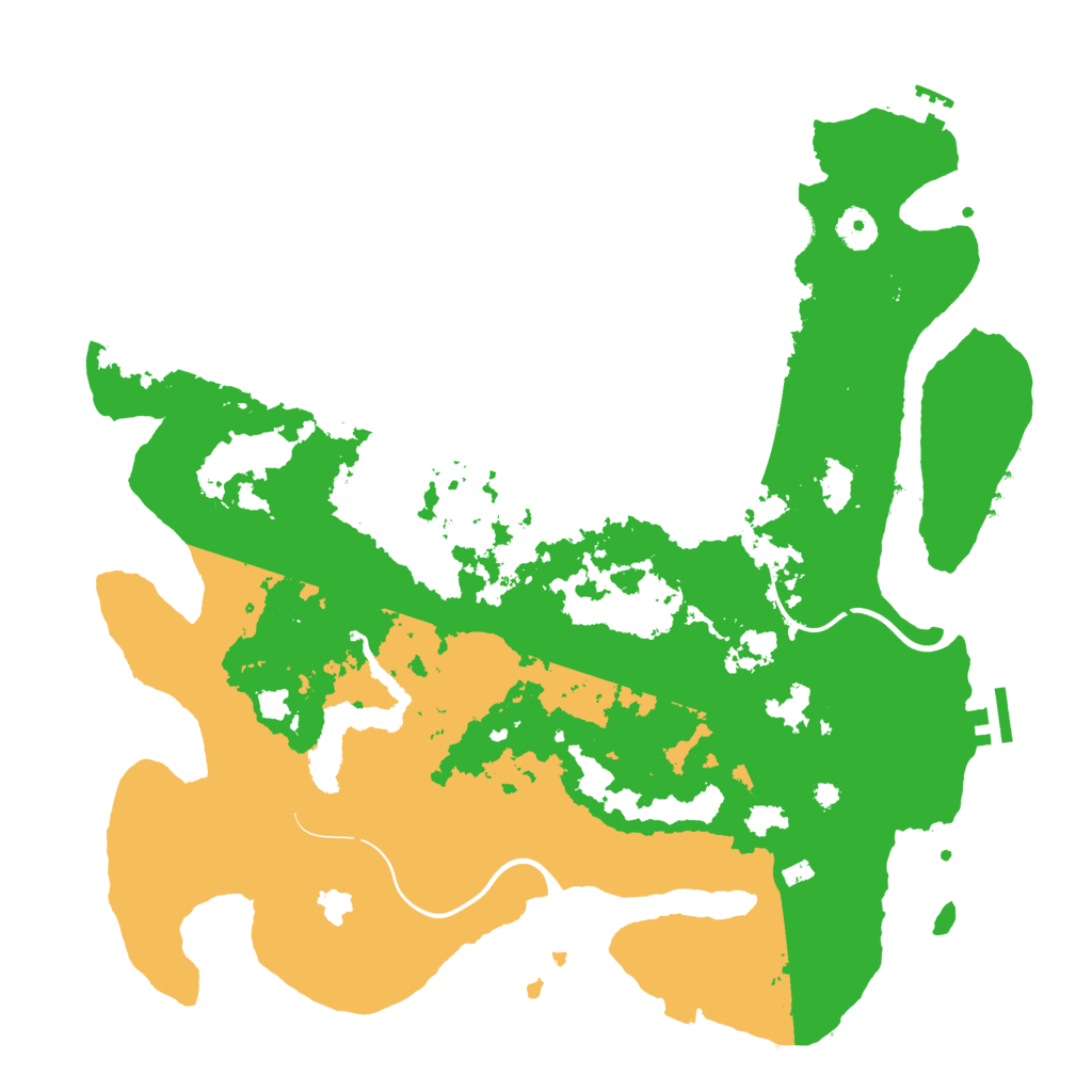 Biome Rust Map: Procedural Map, Size: 4000, Seed: 429288332