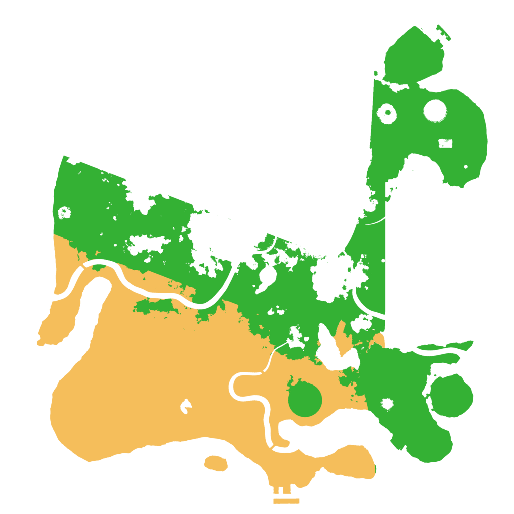 Biome Rust Map: Procedural Map, Size: 4000, Seed: 2091541732