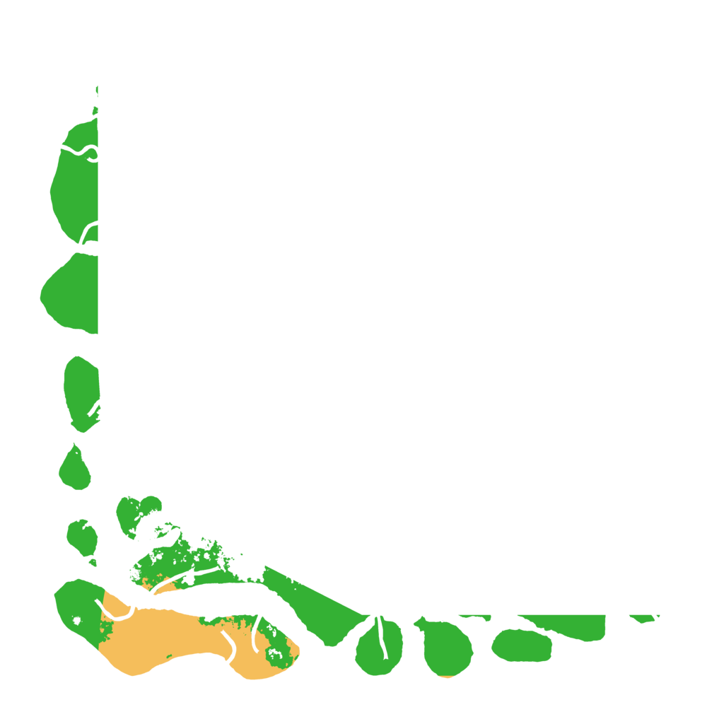 Biome Rust Map: Procedural Map, Size: 4596, Seed: 84398743