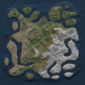 Thumbnail Rust Map: Procedural Map, Size: 4000, Seed: 4200, 14 Monuments