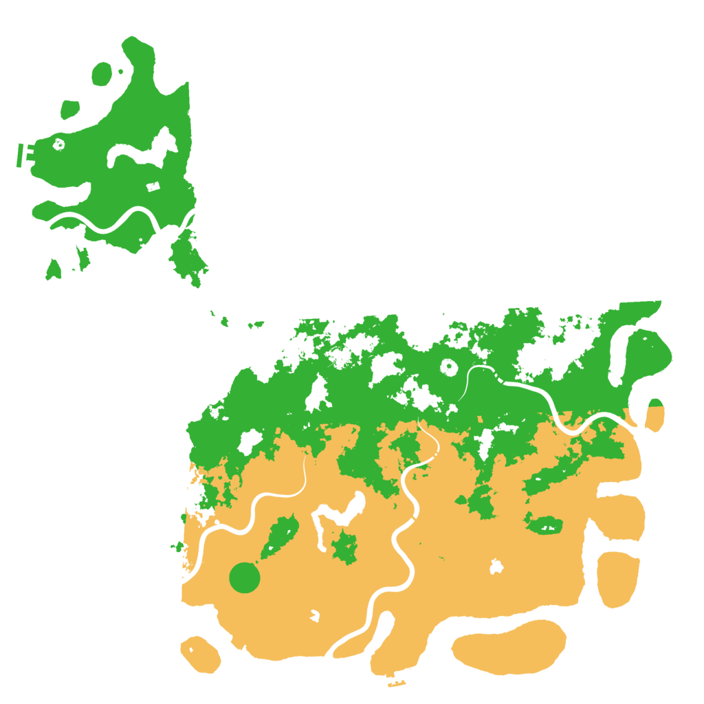 Biome Rust Map: Procedural Map, Size: 6000, Seed: 81903937