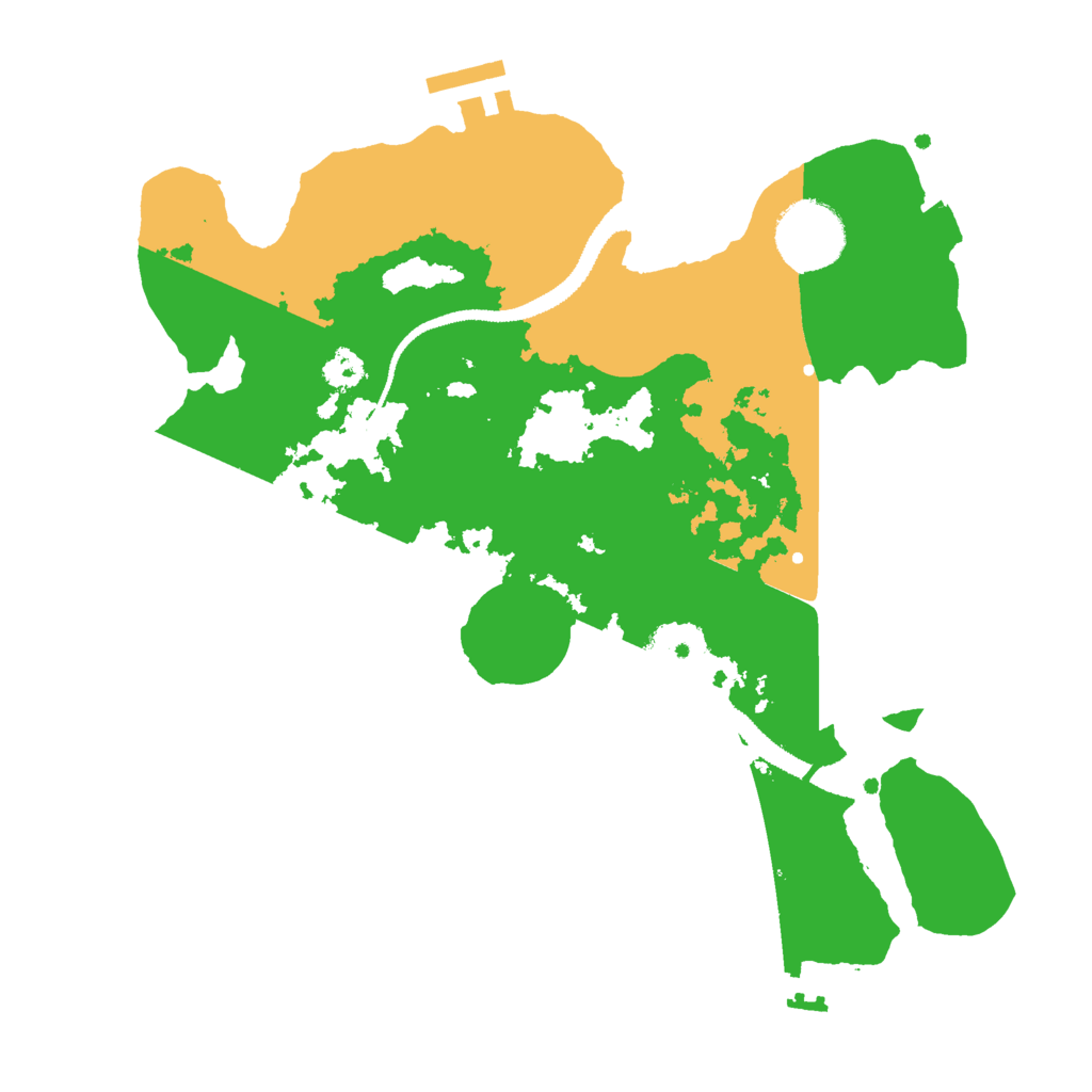 Biome Rust Map: Procedural Map, Size: 2800, Seed: 500