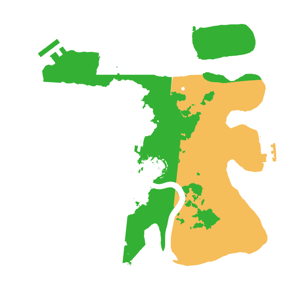 Biome Rust Map: Procedural Map, Size: 2500, Seed: 1268835820