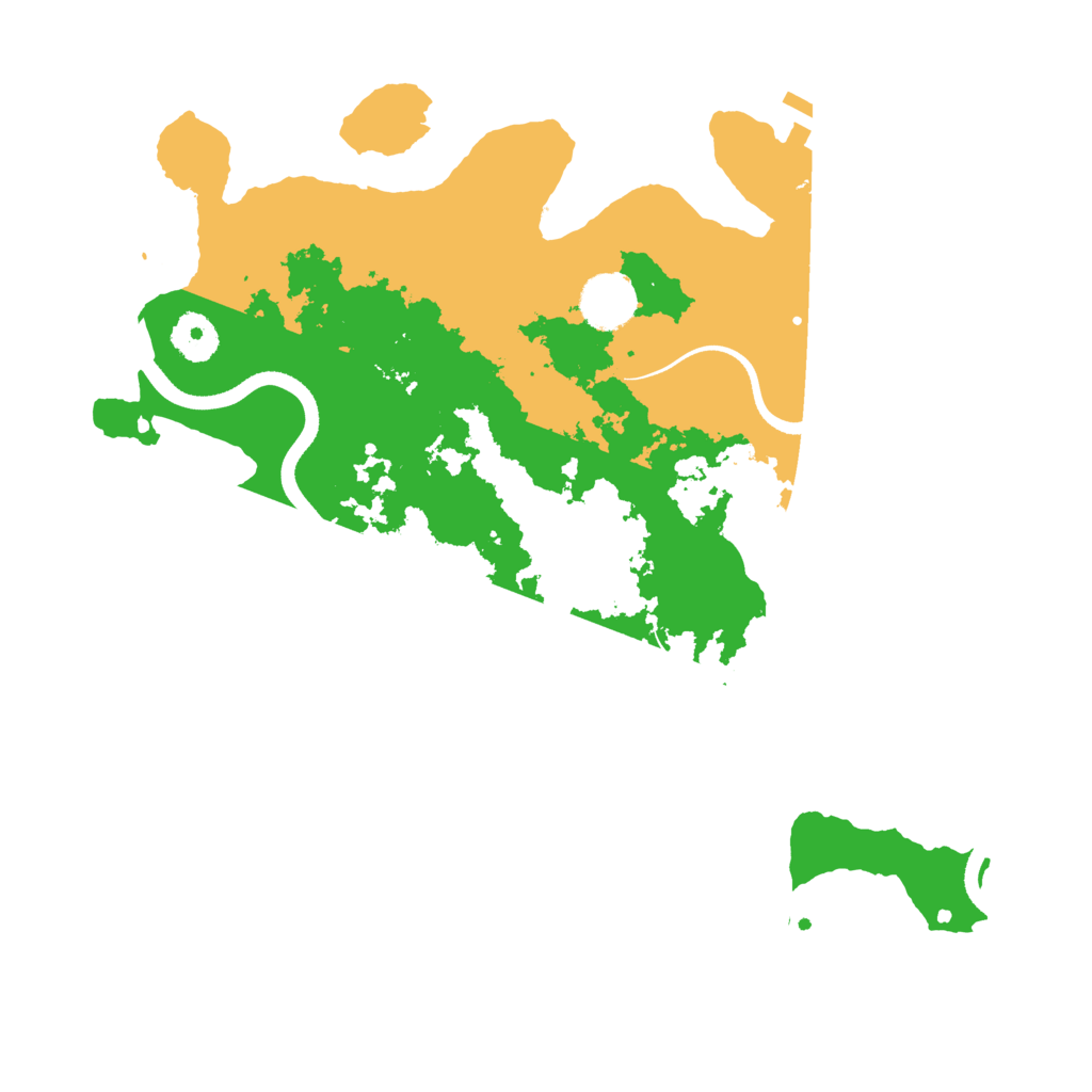 Biome Rust Map: Procedural Map, Size: 3500, Seed: 5916742