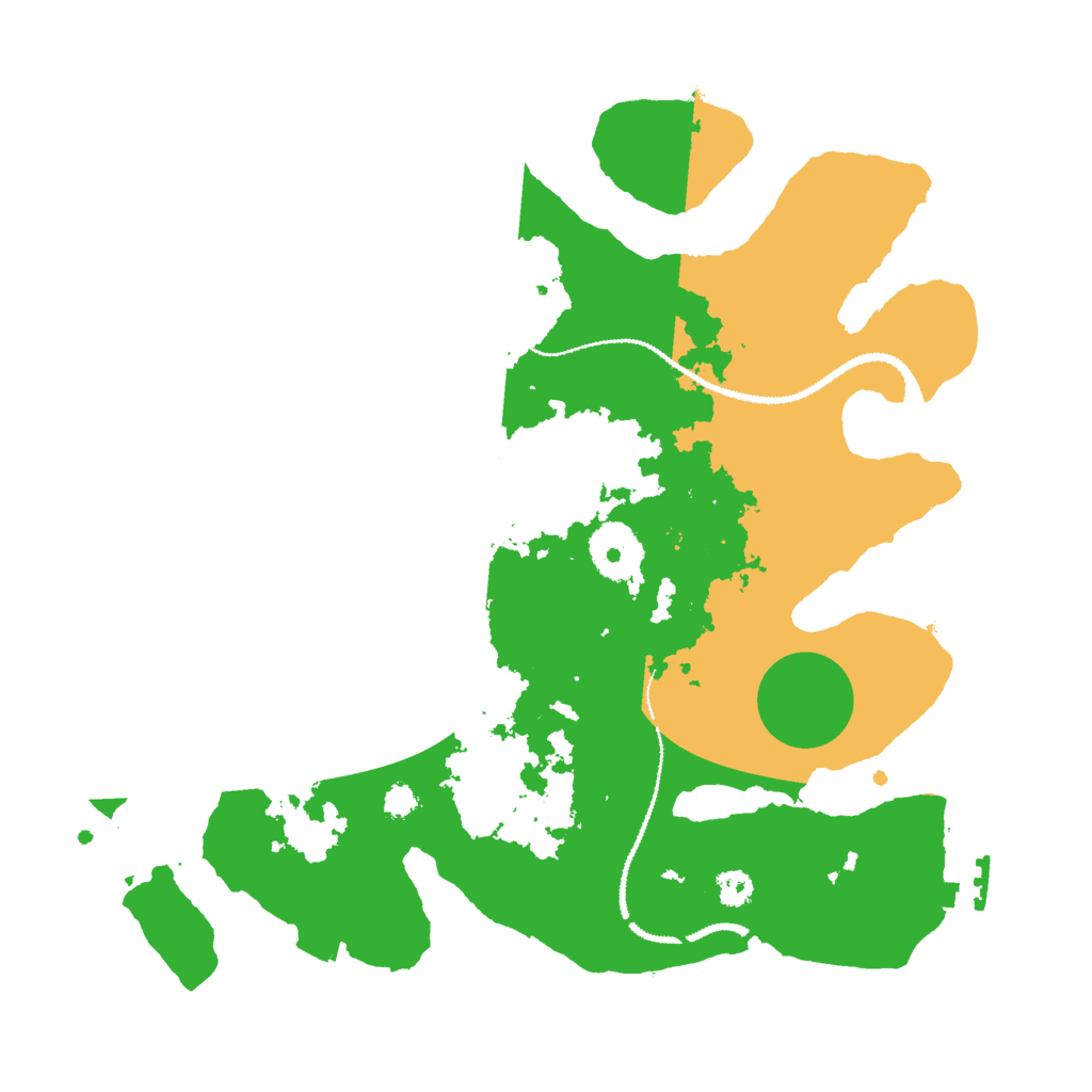 Biome Rust Map: Procedural Map, Size: 3000, Seed: 2004142816