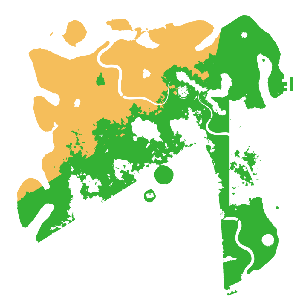 Biome Rust Map: Procedural Map, Size: 4500, Seed: 822458