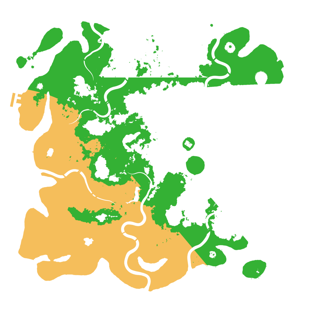 Biome Rust Map: Procedural Map, Size: 4500, Seed: 385941