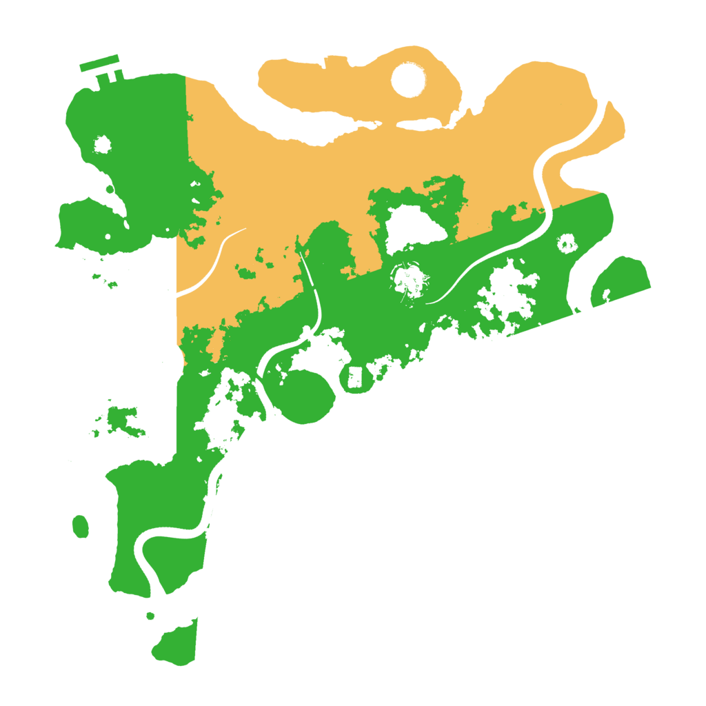 Biome Rust Map: Procedural Map, Size: 3600, Seed: 637039