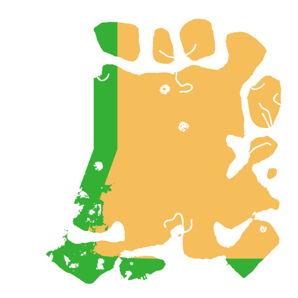 Biome Rust Map: Procedural Map, Size: 4500, Seed: 599701