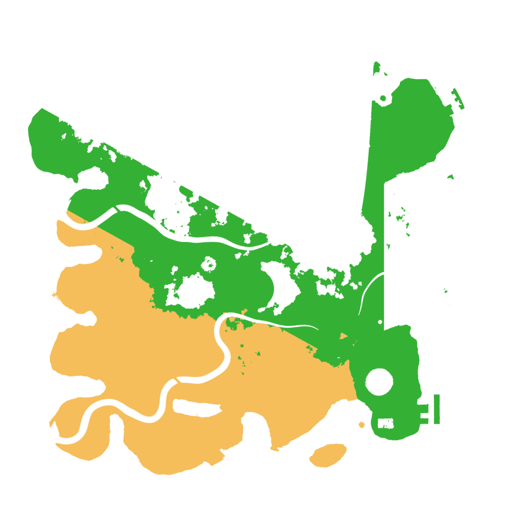 Biome Rust Map: Procedural Map, Size: 3500, Seed: 312453
