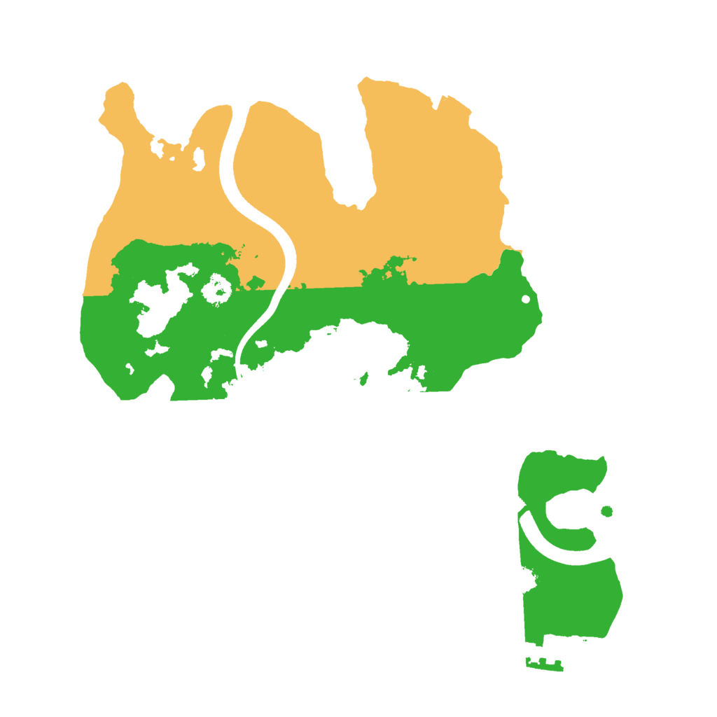 Biome Rust Map: Procedural Map, Size: 2500, Seed: 700000