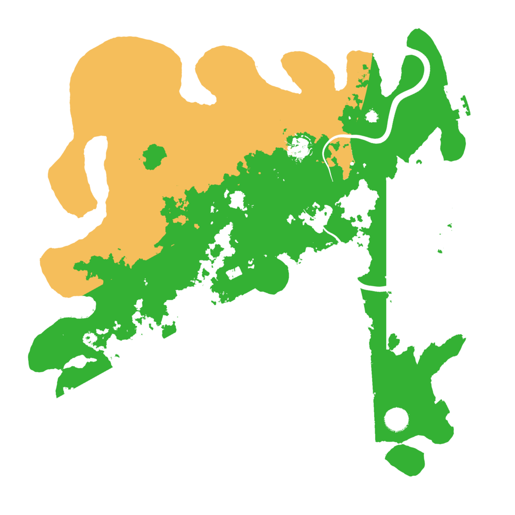 Biome Rust Map: Procedural Map, Size: 3800, Seed: 842987929