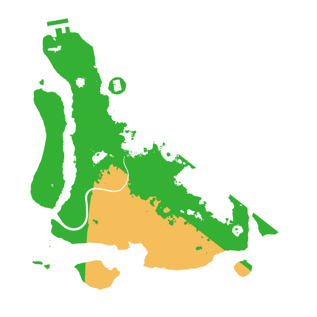 Biome Rust Map: Procedural Map, Size: 3000, Seed: 125441