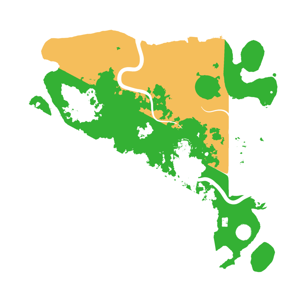 Biome Rust Map: Procedural Map, Size: 3500, Seed: 641972