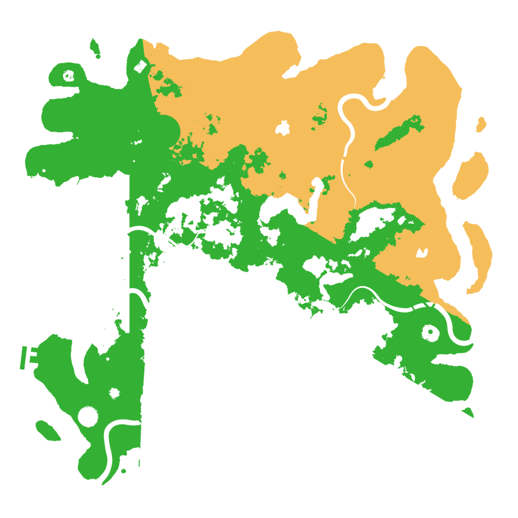 Biome Rust Map: Procedural Map, Size: 4500, Seed: 688172118
