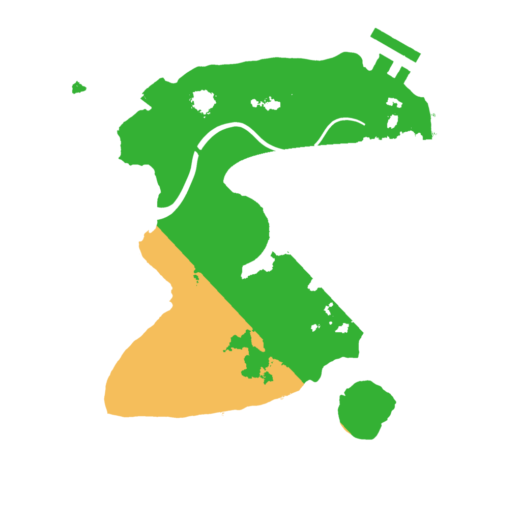 Biome Rust Map: Procedural Map, Size: 2000, Seed: 451311305