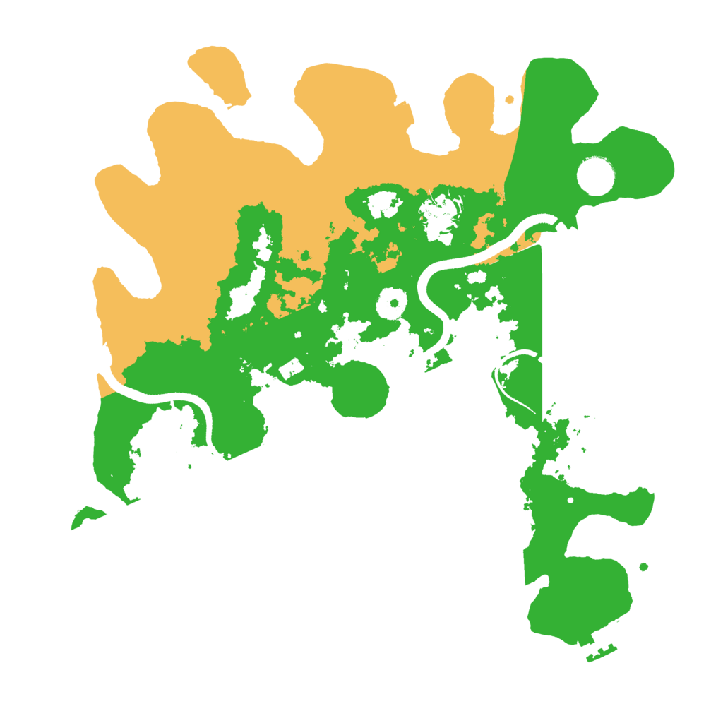 Biome Rust Map: Procedural Map, Size: 3450, Seed: 7318