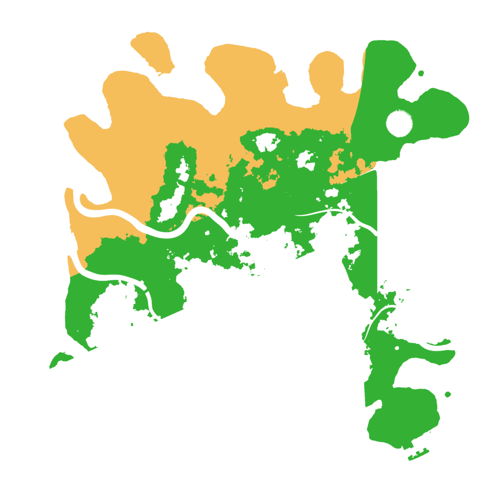 Biome Rust Map: Procedural Map, Size: 3450, Seed: 7318