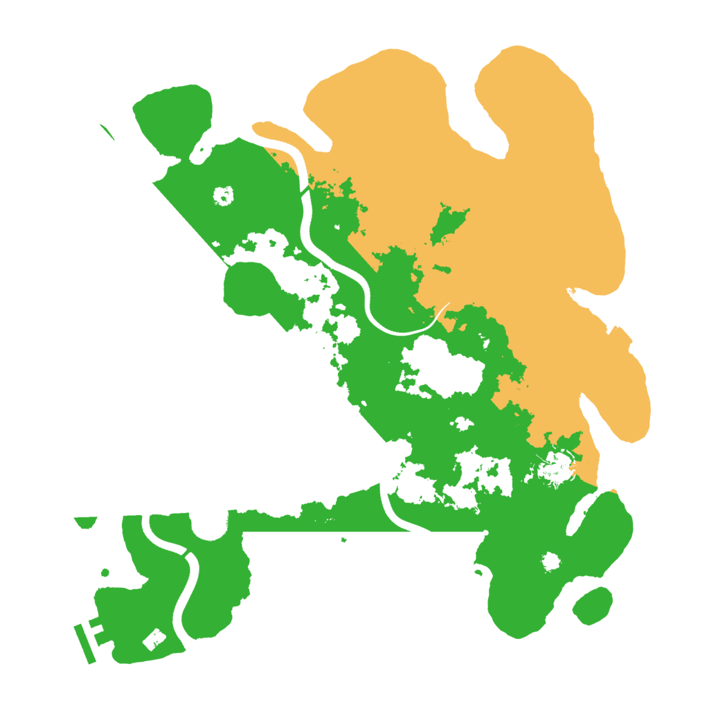 Biome Rust Map: Procedural Map, Size: 3500, Seed: 1909434676