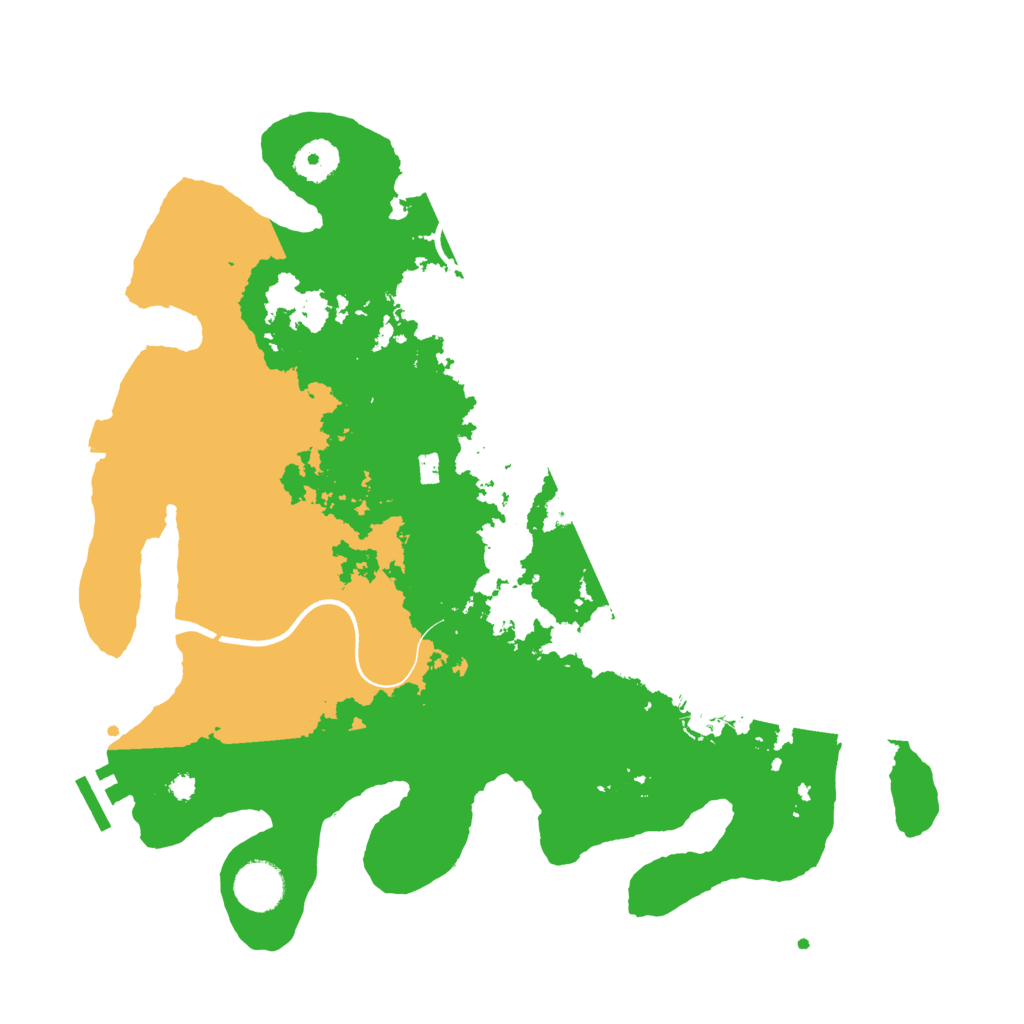 Biome Rust Map: Procedural Map, Size: 3600, Seed: 728540