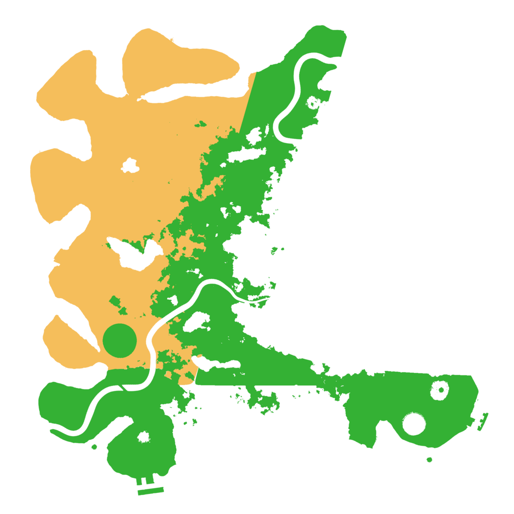 Biome Rust Map: Procedural Map, Size: 4000, Seed: 669682